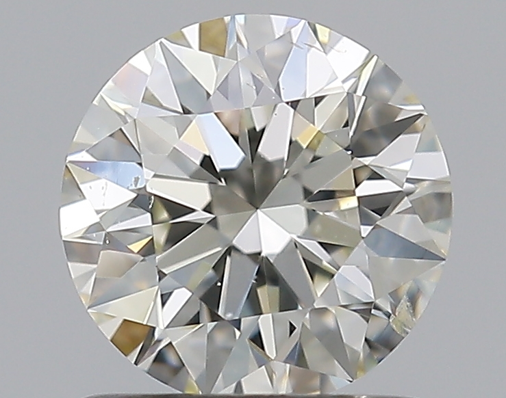 0.81 CaratK-SI2 EX Cut Round Diamond