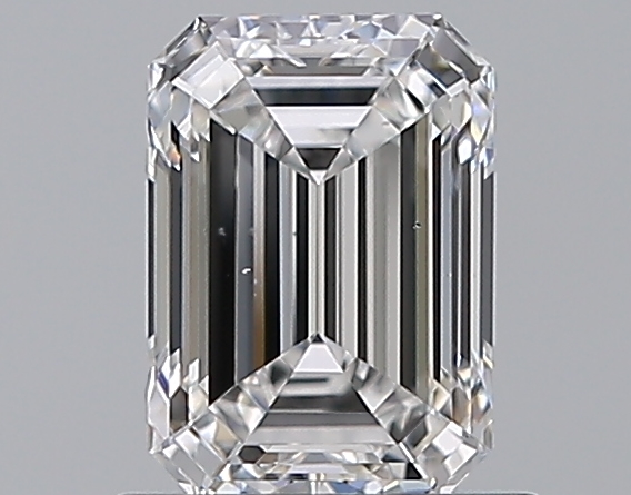 1 CaratD-VS2 - Cut Emerald Diamond