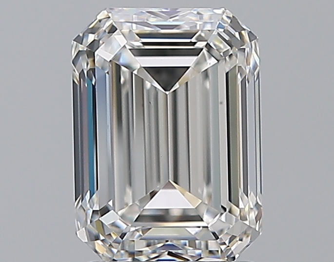 2 CaratG-VS1 - Cut Emerald Diamond