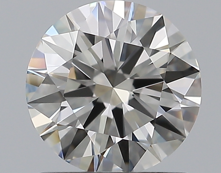 0.93 CaratJ-VVS2 EX Cut Round Diamond
