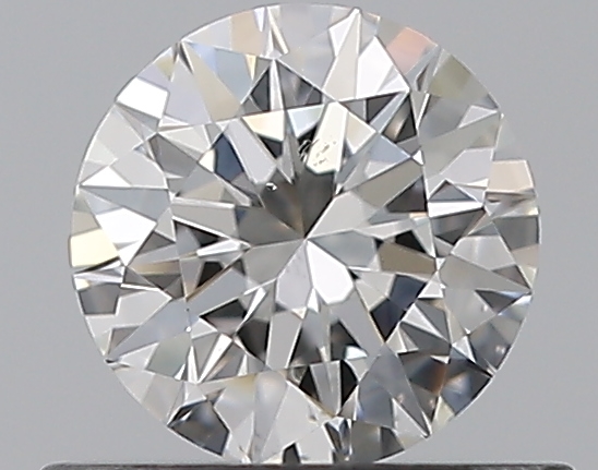 0.51 CaratF-SI1 EX Cut Round Diamond