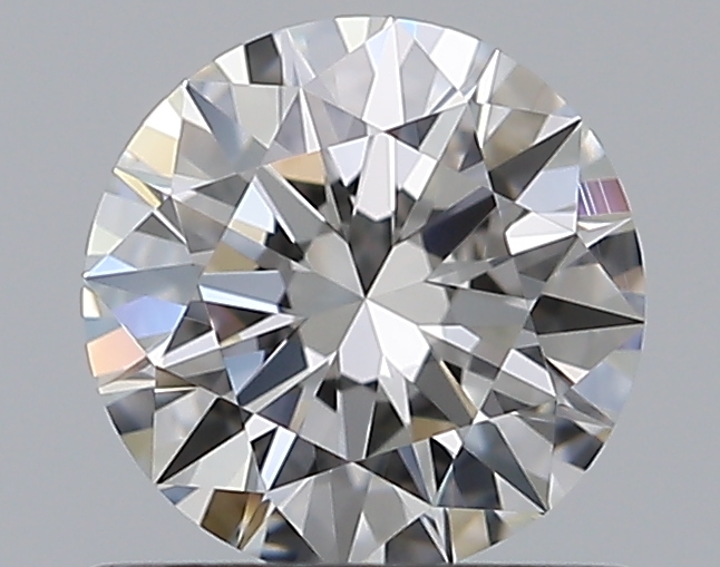 0.66 CaratF-VVS1 EX Cut Round Diamond