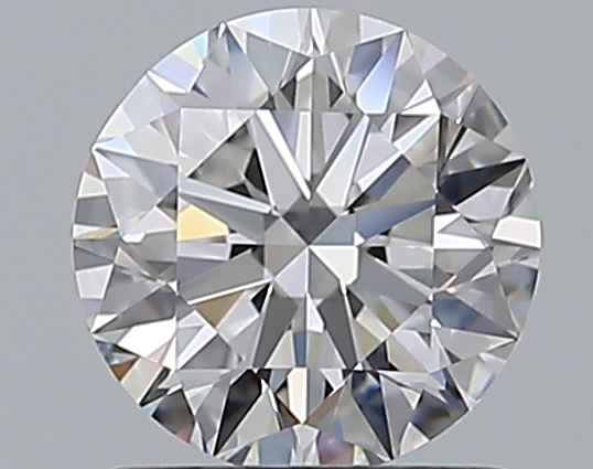 1 CaratE-VVS2 EX Cut Round Diamond