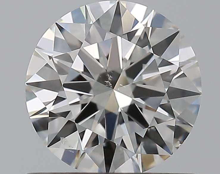 0.76 CaratG-SI1 EX Cut Round Diamond