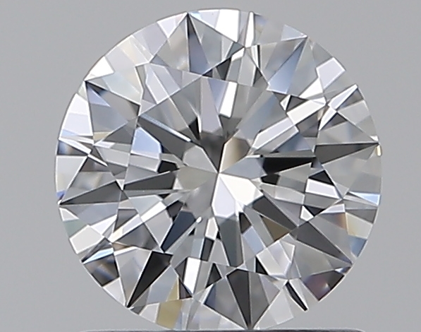1 CaratE-VVS2 EX Cut Round Diamond