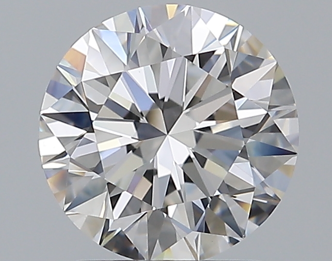 1.61 CaratD-VS2 EX Cut Round Diamond