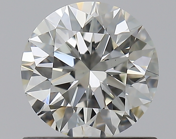 0.8 CaratJ-VS2 EX Cut Round Diamond