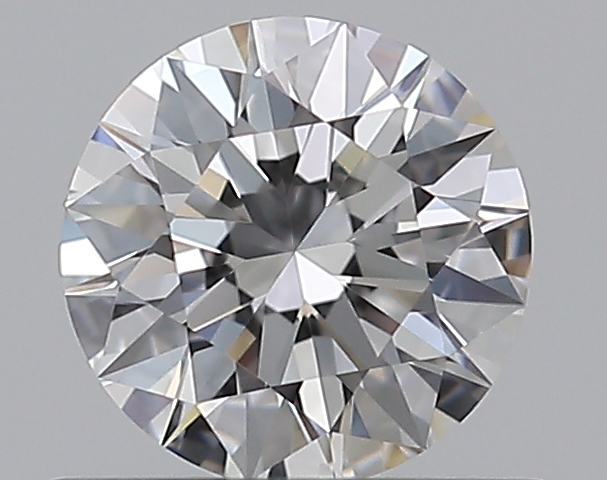 0.5 CaratD-VVS2 EX Cut Round Diamond