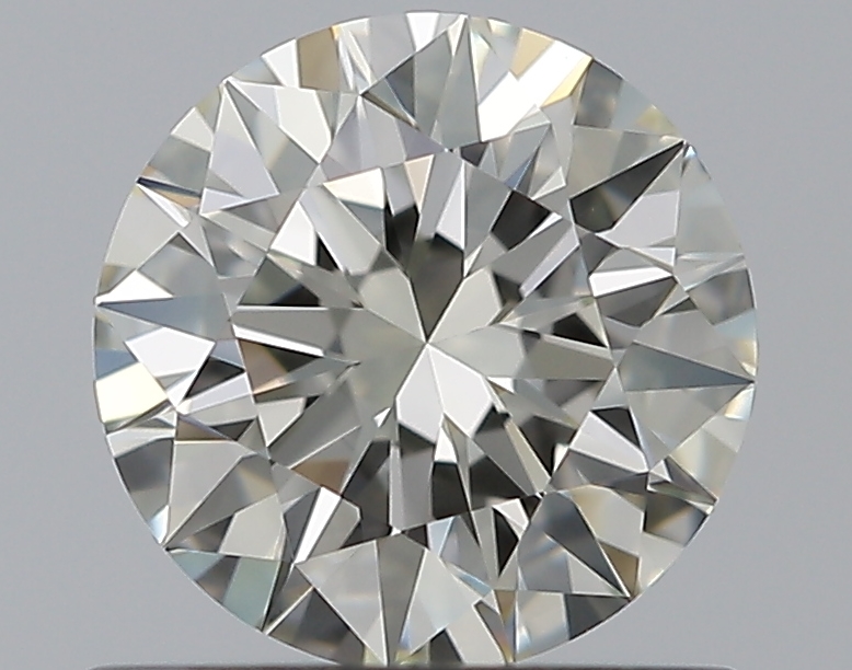 0.78 CaratK-VVS2 EX Cut Round Diamond