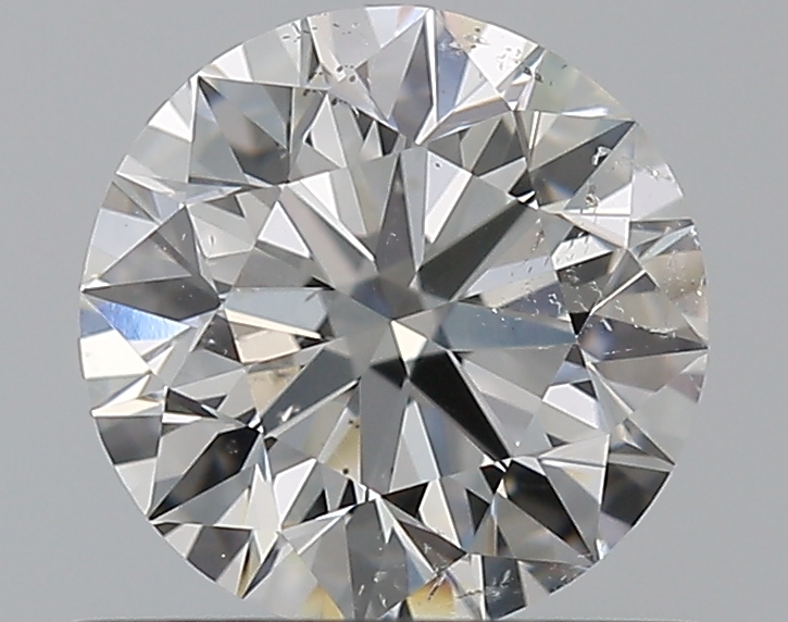 0.75 CaratF-SI2 EX Cut Round Diamond