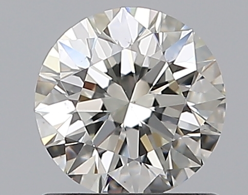 0.81 CaratJ-VS2 EX Cut Round Diamond