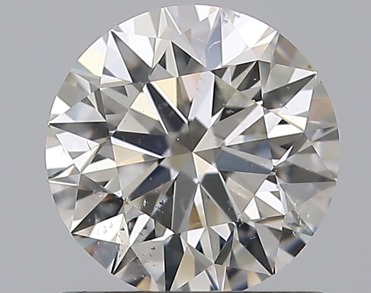 0.81 CaratI-SI2 EX Cut Round Diamond