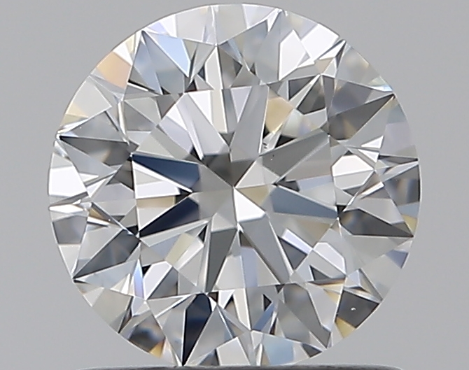 0.9 CaratF-VS2 EX Cut Round Diamond