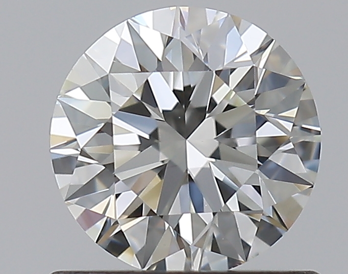 0.76 CaratI-VS1 EX Cut Round Diamond