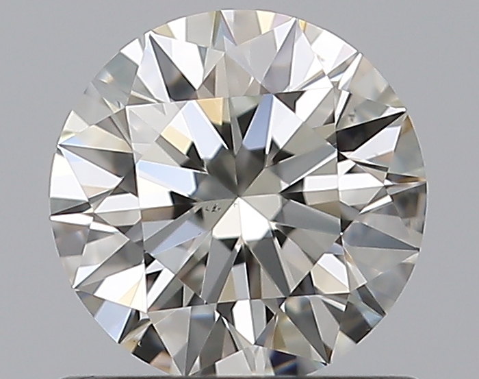 0.7 CaratJ-VS2 EX Cut Round Diamond