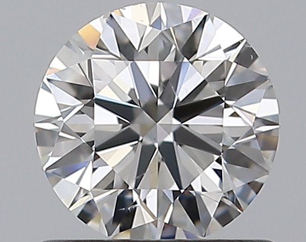 0.72 CaratF-SI1 EX Cut Round Diamond
