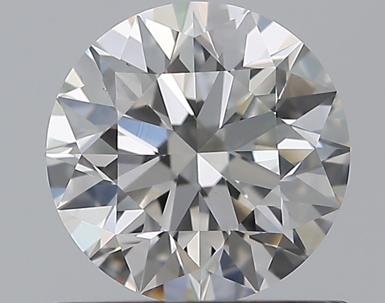0.8 CaratF-VS2 EX Cut Round Diamond