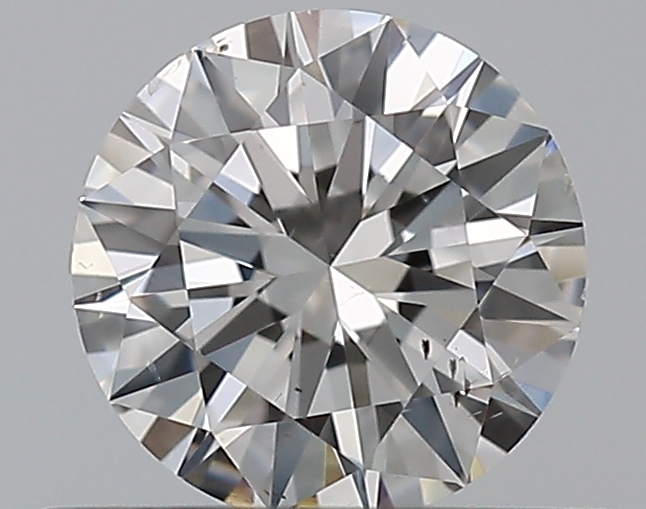 0.5 CaratF-SI1 EX Cut Round Diamond