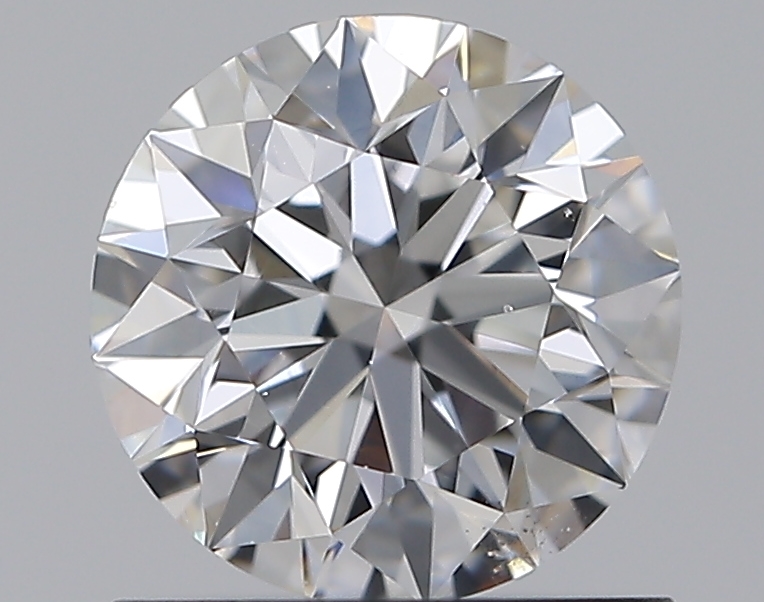 0.9 CaratD-VS2 EX Cut Round Diamond