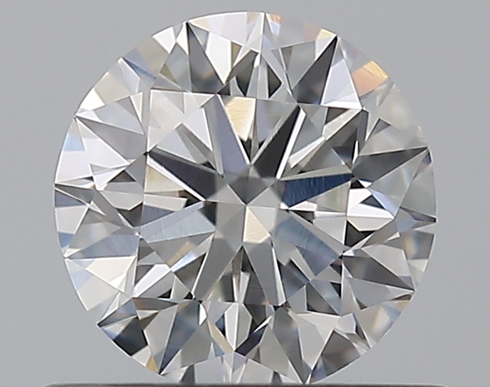 0.65 CaratF-SI1 EX Cut Round Diamond