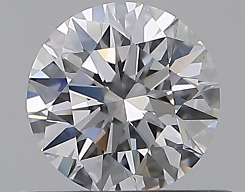 0.5 CaratD-VVS2 EX Cut Round Diamond
