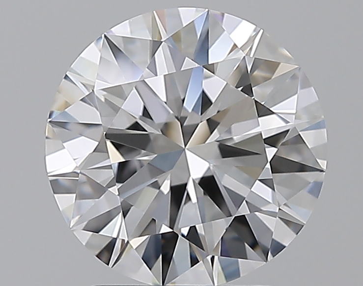 2.39 CaratD-VVS1 EX Cut Round Diamond