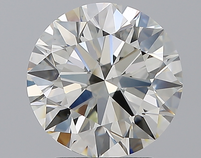 3.01 CaratJ-VS2 EX Cut Round Diamond
