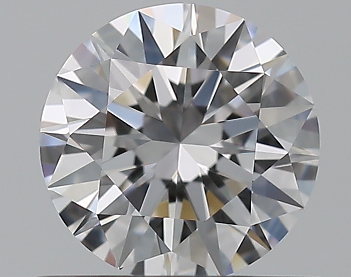 0.66 CaratD-IF EX Cut Round Diamond