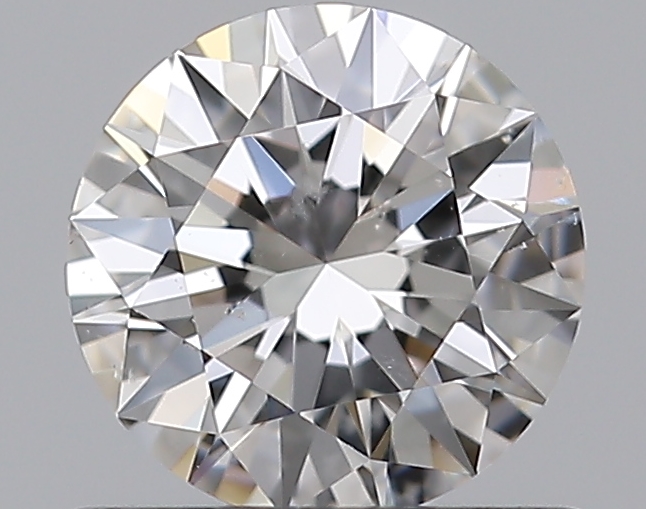 0.6 CaratE-SI2 EX Cut Round Diamond
