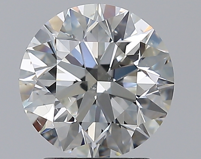 2.01 CaratG-SI1 EX Cut Round Diamond