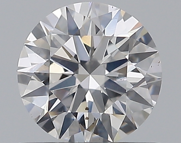 0.59 CaratF-SI1 EX Cut Round Diamond
