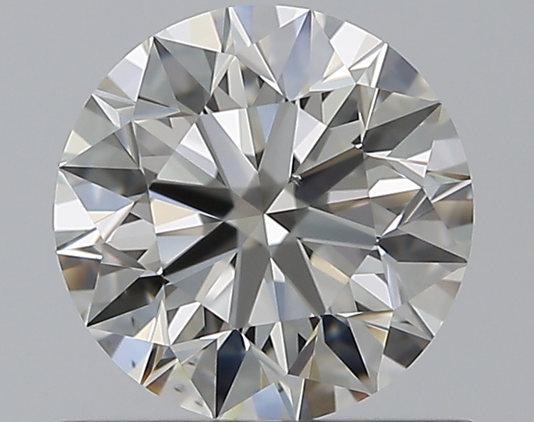 0.75 CaratJ-VS2 EX Cut Round Diamond
