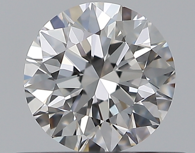 0.5 CaratF-VS1 EX Cut Round Diamond