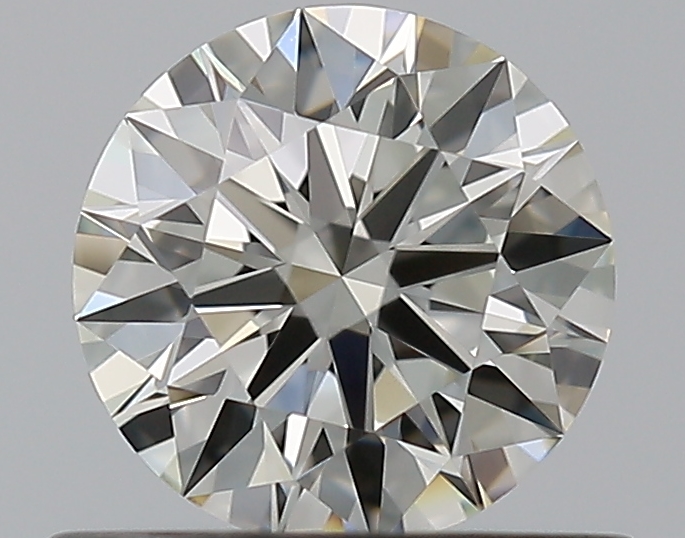0.58 CaratJ-VVS1 EX Cut Round Diamond