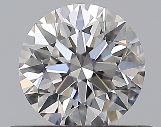 0.4 CaratF-VVS2 EX Cut Round Diamond