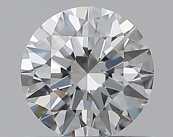 0.53 CaratE-VS2 EX Cut Round Diamond