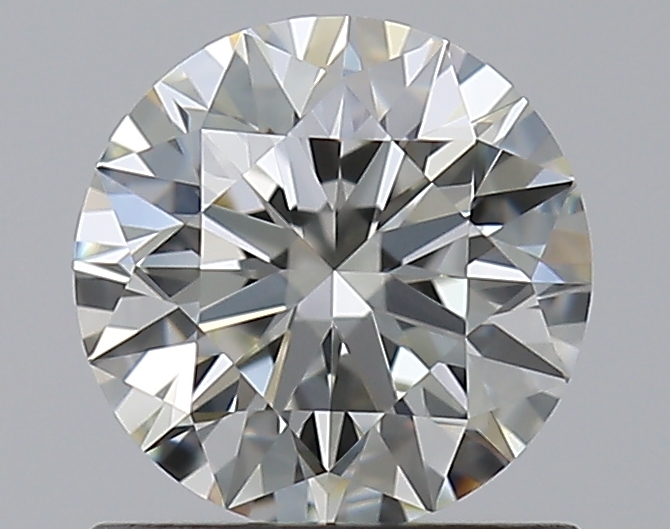 0.9 CaratJ-VVS1 EX Cut Round Diamond