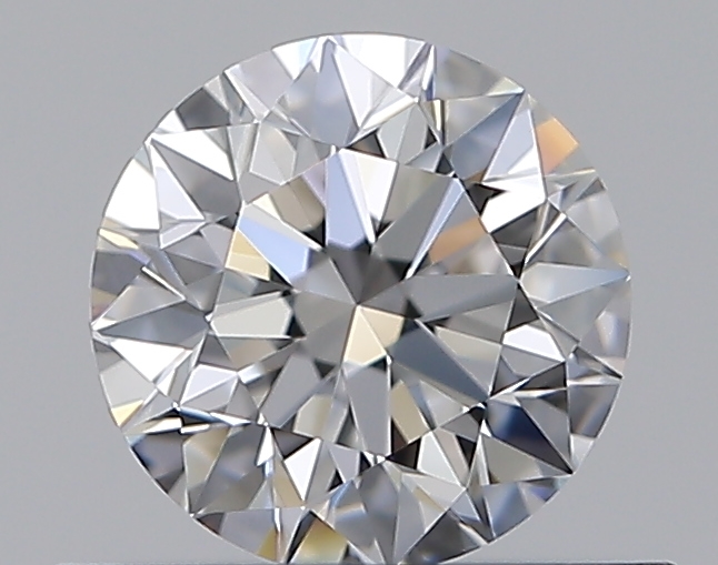 0.5 CaratE-VVS2 EX Cut Round Diamond