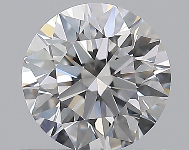 0.5 CaratF-VS2 EX Cut Round Diamond