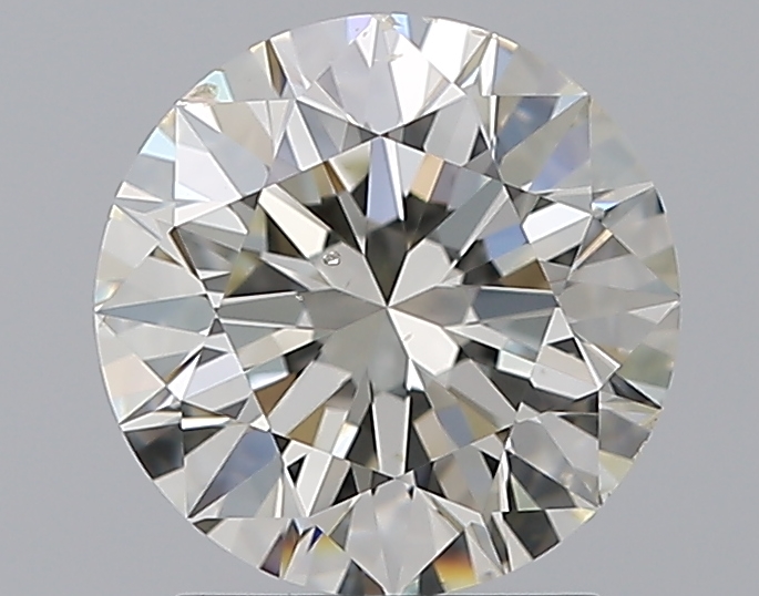 2.01 CaratJ-SI1 EX Cut Round Diamond