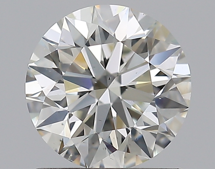 0.91 CaratK-SI1 EX Cut Round Diamond