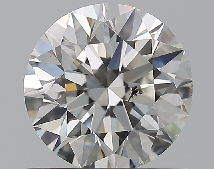 0.81 CaratH-SI2 EX Cut Round Diamond
