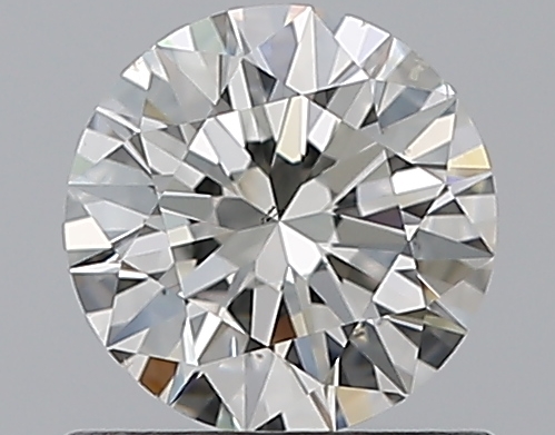 0.76 CaratI-SI1 EX Cut Round Diamond