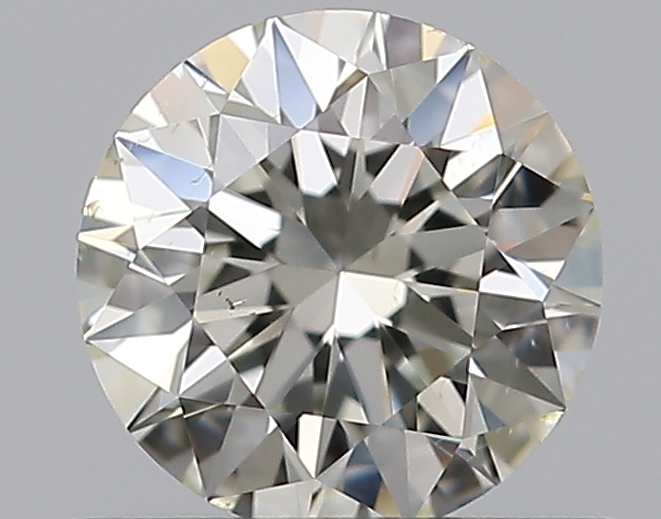 0.5 CaratK-SI1 EX Cut Round Diamond