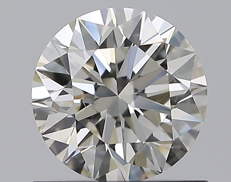 0.75 CaratJ-SI1 EX Cut Round Diamond