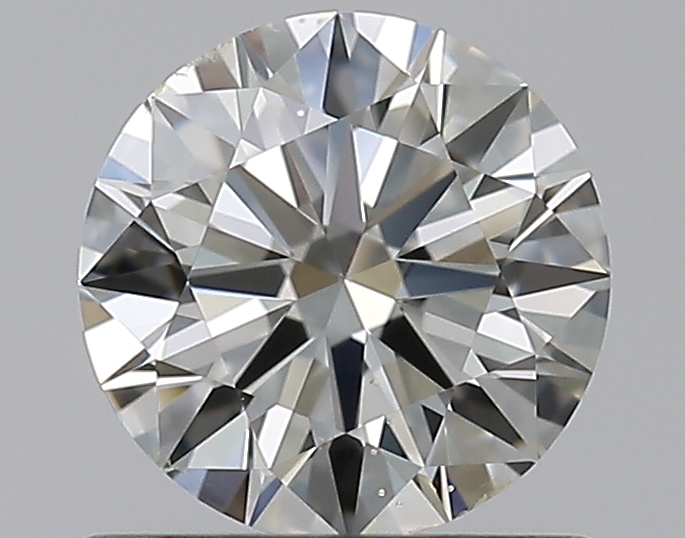 0.71 CaratJ-SI1 EX Cut Round Diamond