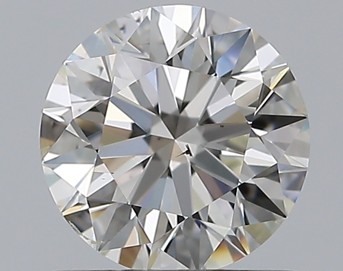 0.8 CaratJ-SI1 EX Cut Round Diamond