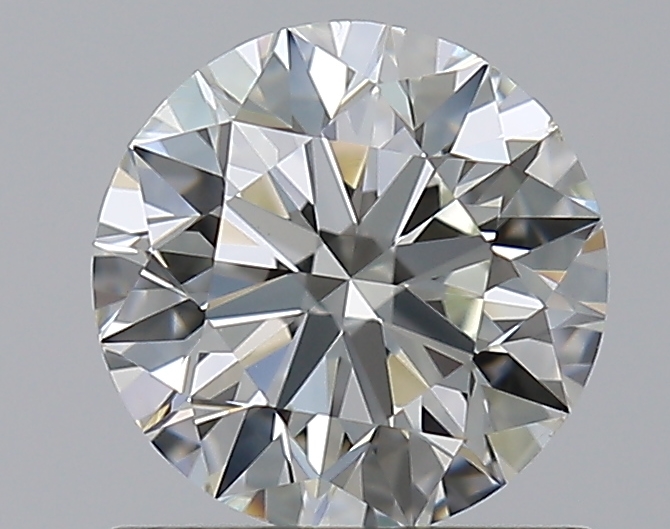 0.9 CaratJ-SI1 EX Cut Round Diamond
