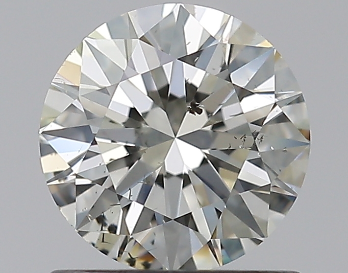 0.81 CaratK-SI2 EX Cut Round Diamond
