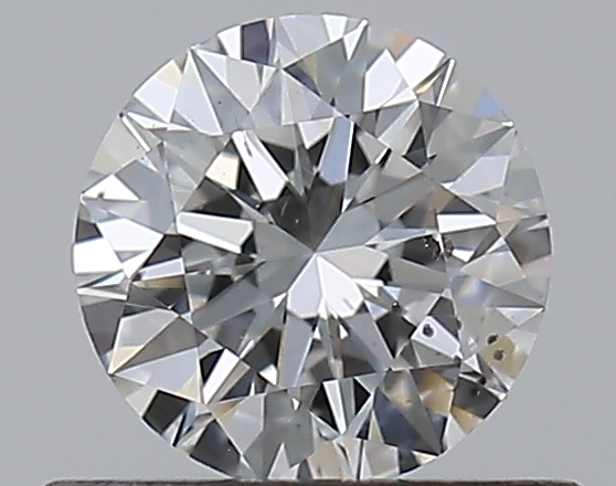 0.51 CaratF-SI2 EX Cut Round Diamond